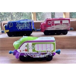 Chuggington Die Cast Trains 2010 Lot of 3 - Brewster, Koko, Wilson